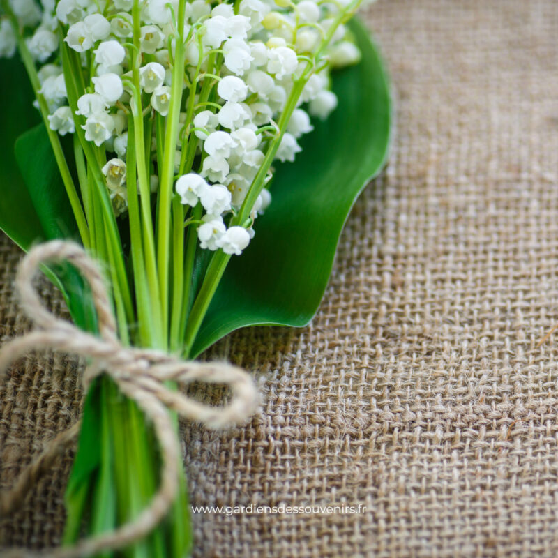 Composer votre bouquet avec les fleurs du printemps et le muguet pour fleurir la tombe de vos proches